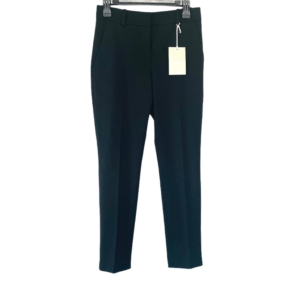 Everlane black The Slim Wool Pant size 0 NWT